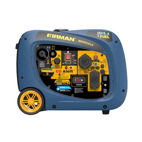 The compact and versatile Champion Power Equipment 100402 is an affordable, lightweight, 50-pound, dual fuel inverter generator. . Firman 4000w dual fuel inverter generator with co shutoff